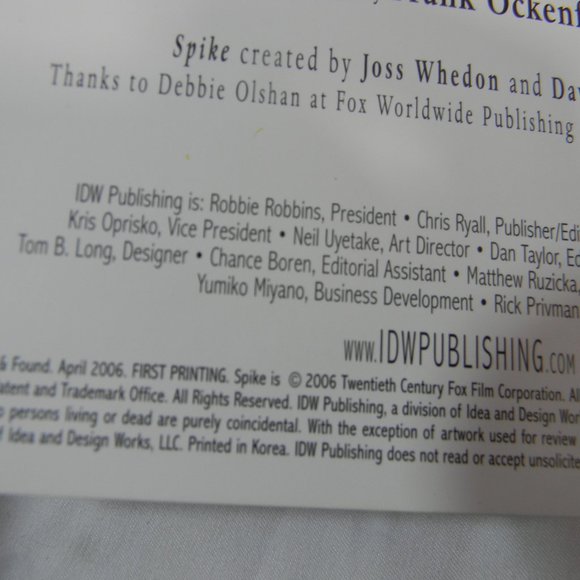 Spike : Lost & Found - IDW Comics - Picture 5 of 7